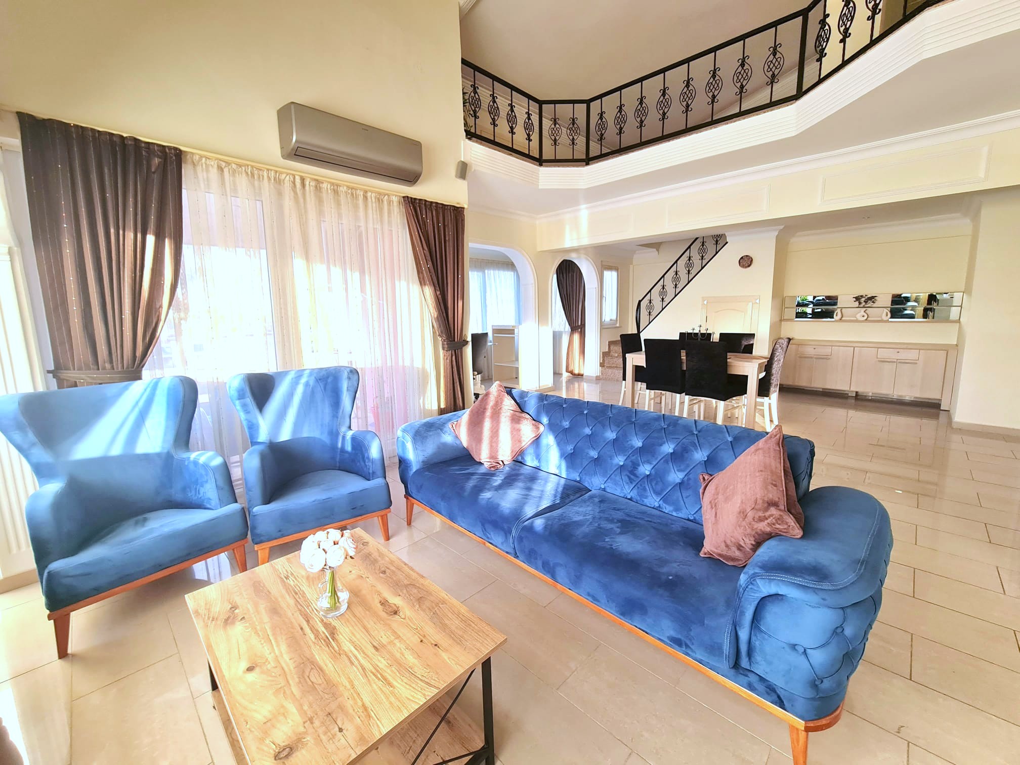 3 + 1 Duplex Lägenhet i Alanya centrum lämplig för medborgarskap