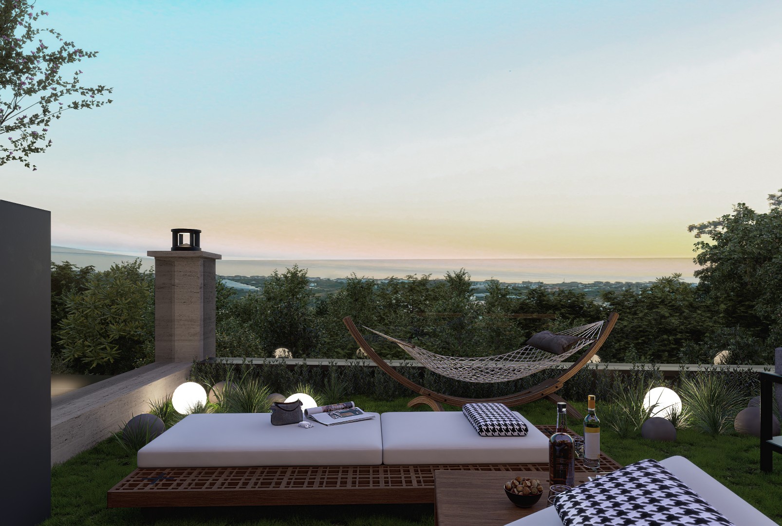 Luxury 7+2 Detached Villa with Panoramic Sea Views in Kestel SS Elegant Villa