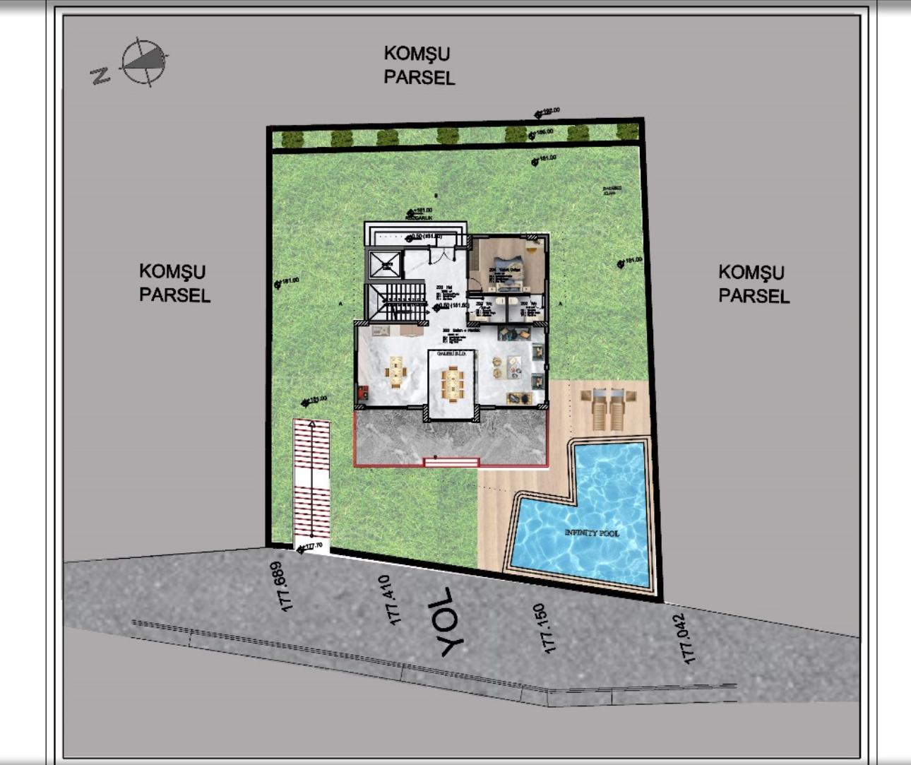 Luxury 7+2 Detached Villa with Panoramic Sea Views in Kestel SS Elegant Villa