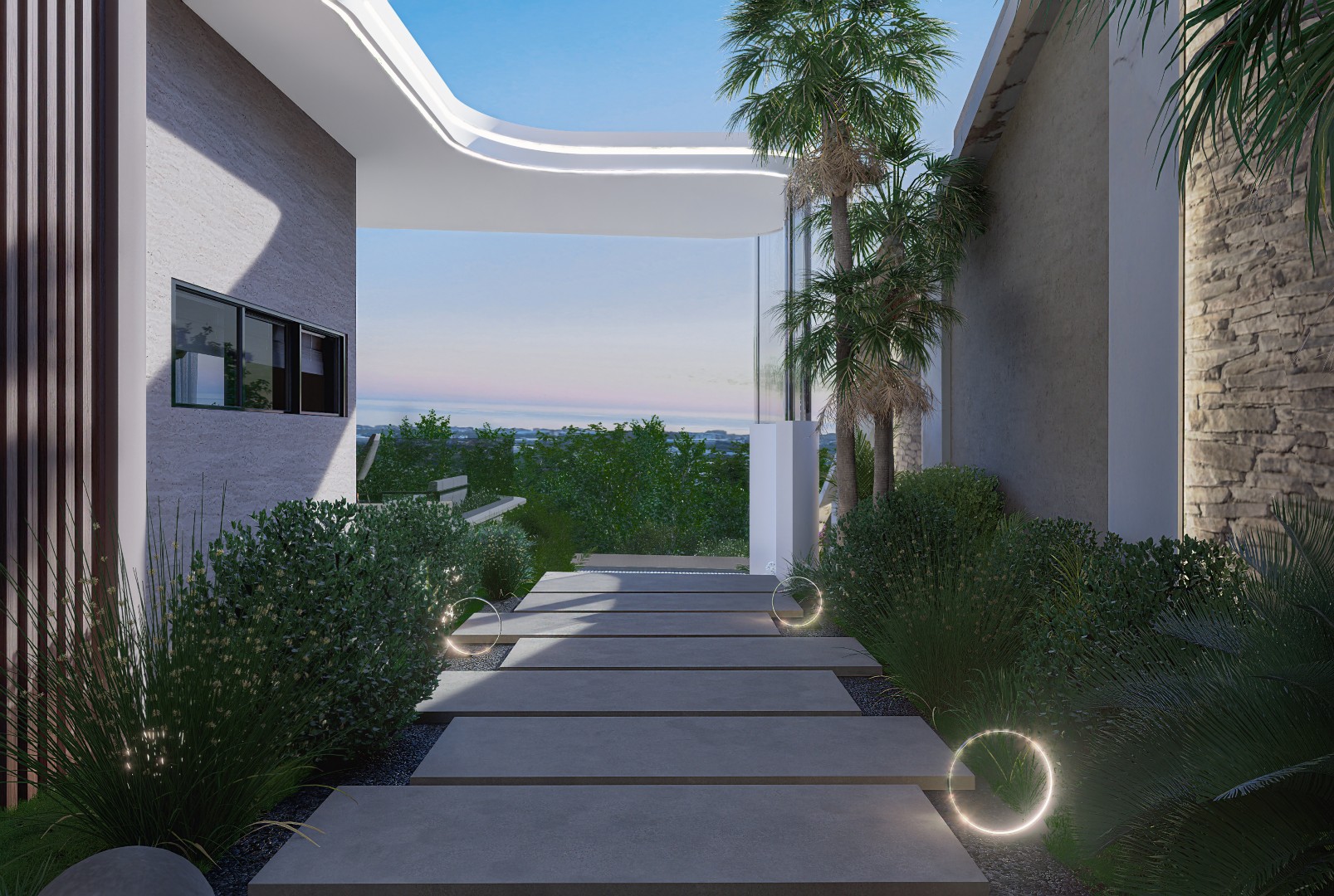 Luxury 7+2 Detached Villa with Panoramic Sea Views in Kestel SS Elegant Villa