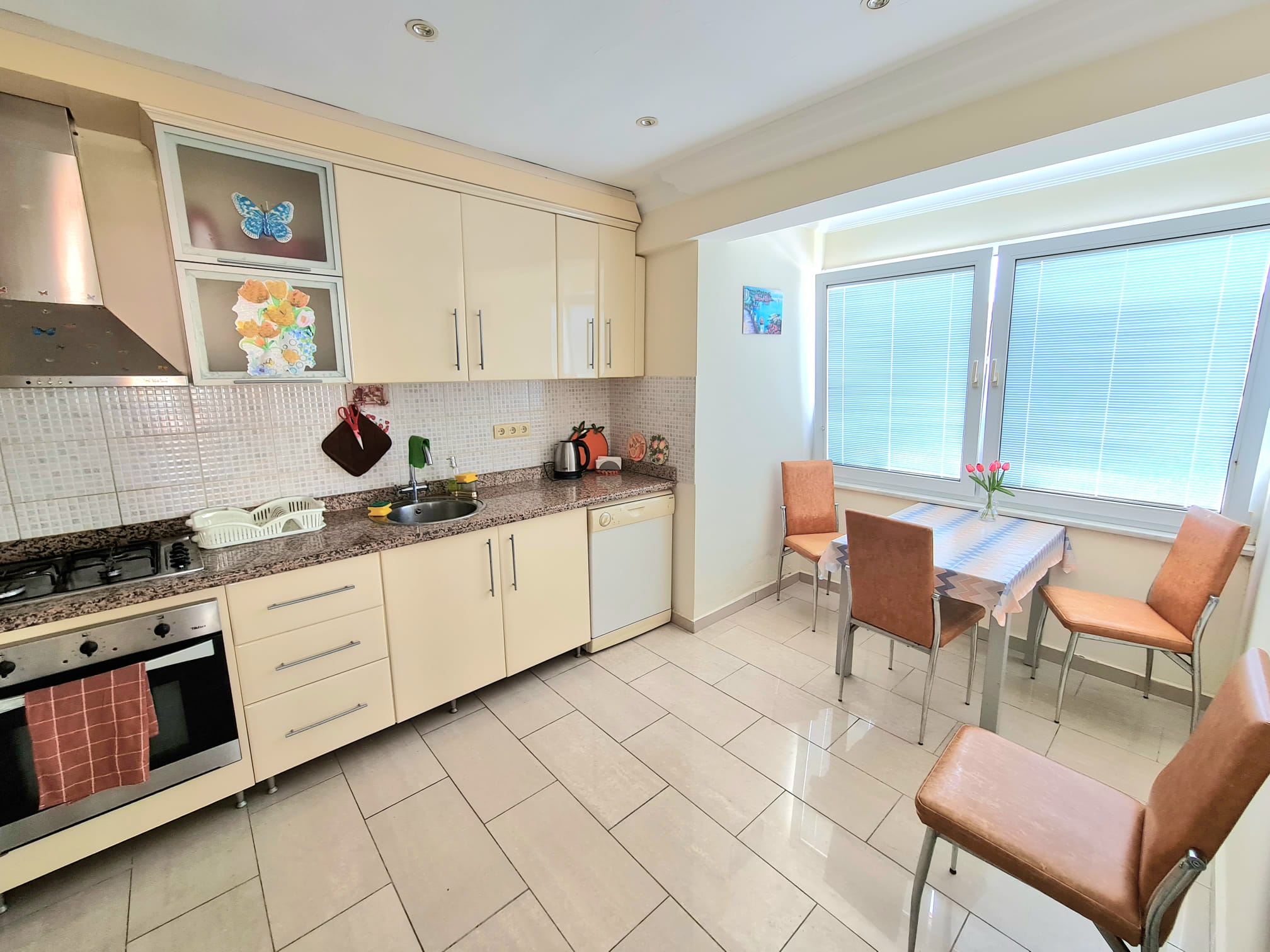 3 + 1 Duplex Lägenhet i Alanya centrum lämplig för medborgarskap