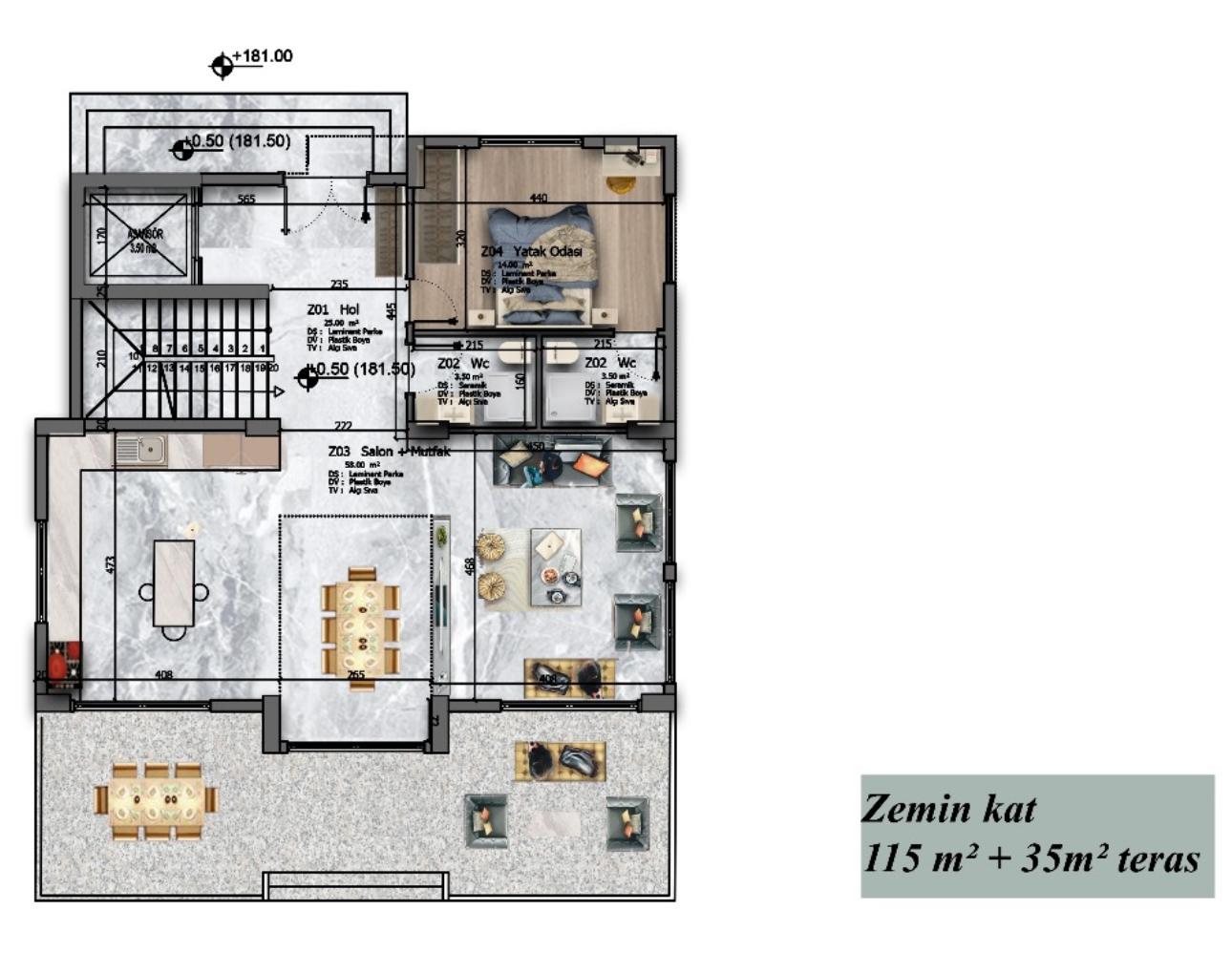 Luxury 7+2 Detached Villa with Panoramic Sea Views in Kestel SS Elegant Villa