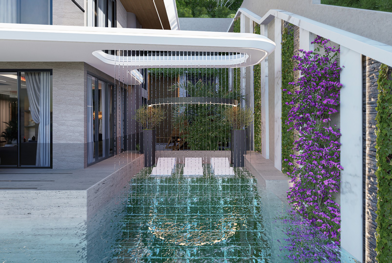Luxury 7+2 Detached Villa with Panoramic Sea Views in Kestel SS Elegant Villa
