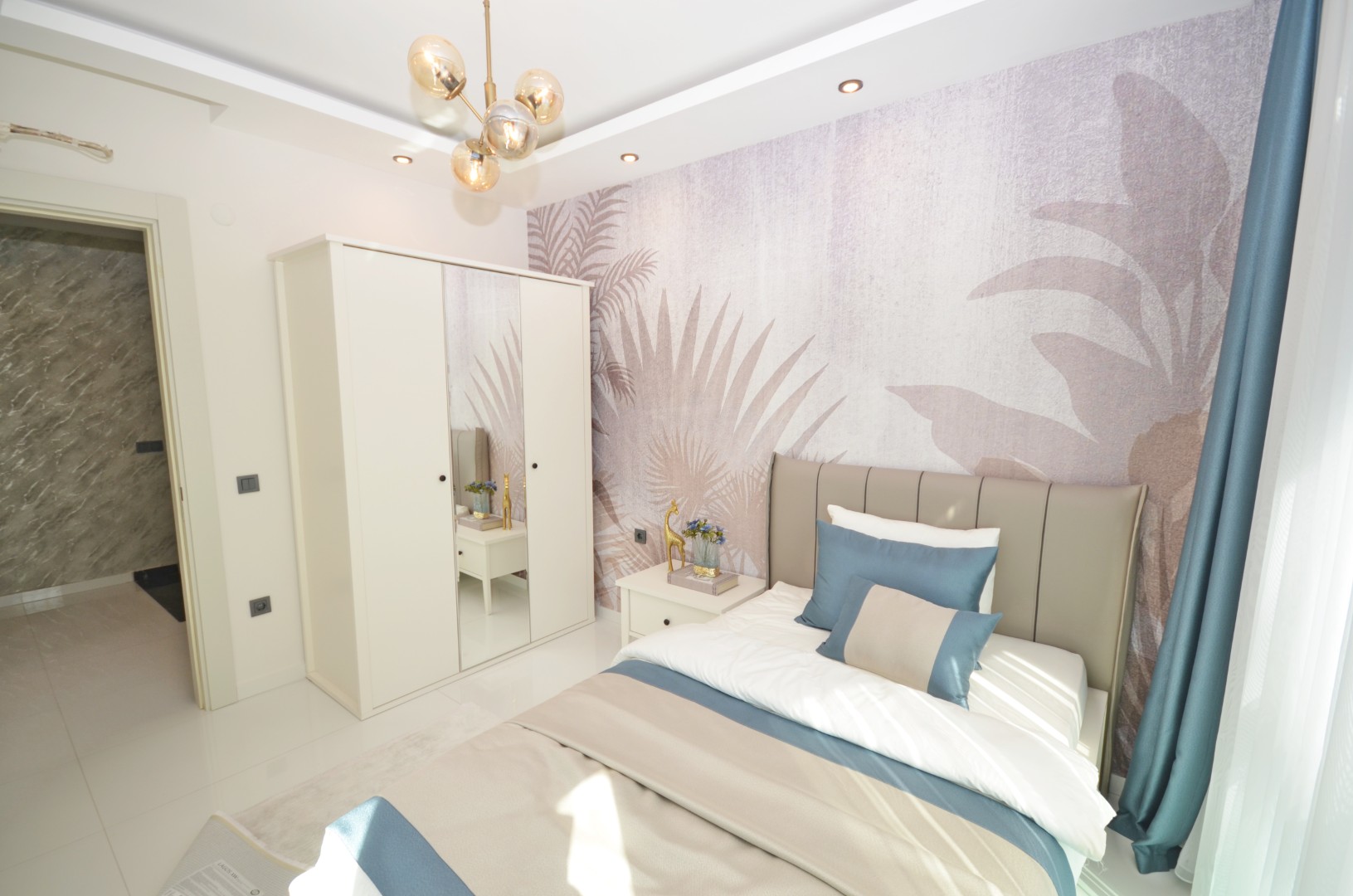 Fully Furnished 2+1 Garden Duplex with Sea & Pool Views in Kargıcak Kavi Velux Residence