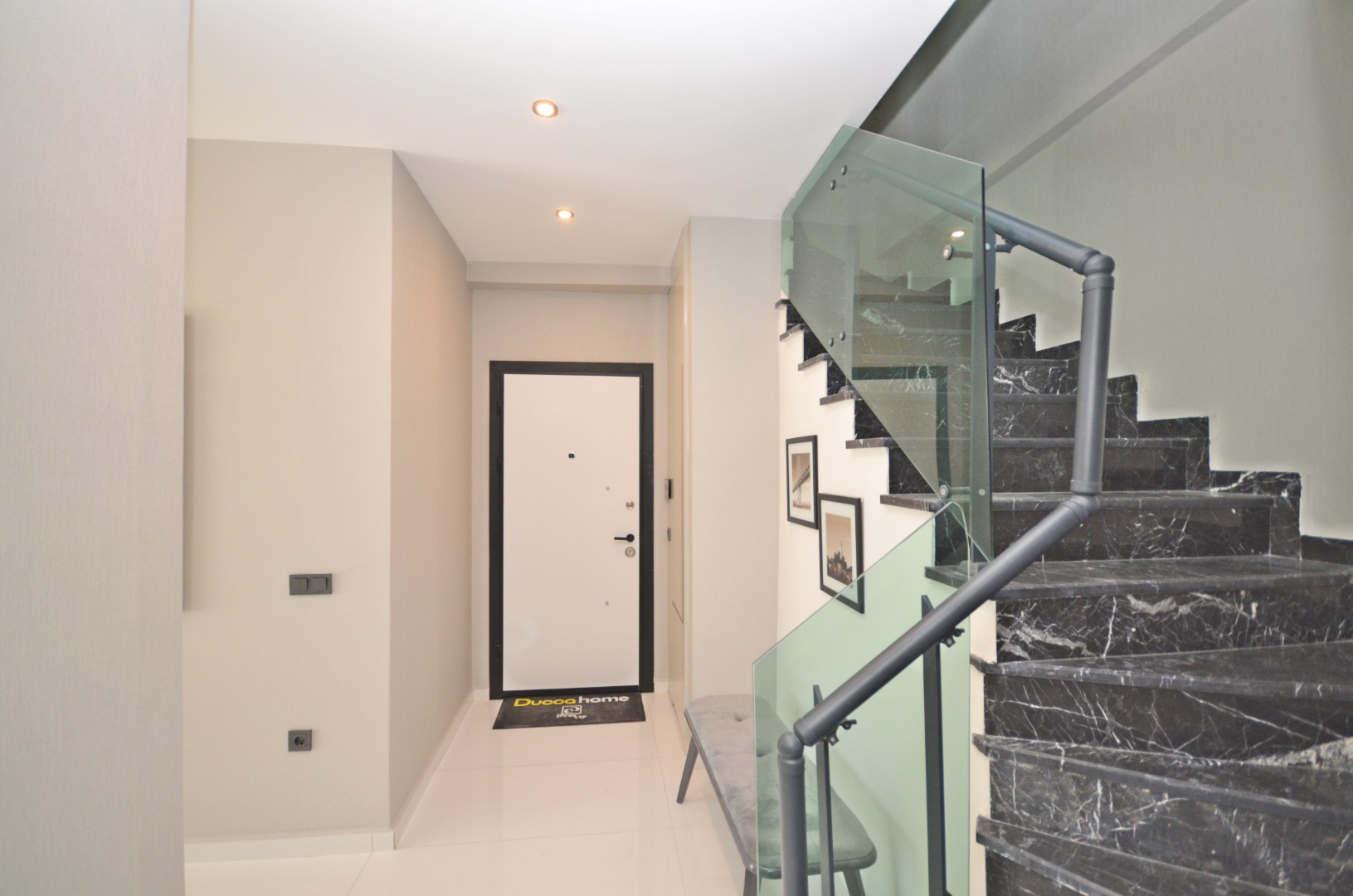 Fully Furnished 2+1 Garden Duplex with Sea & Pool Views in Kargıcak Kavi Velux Residence