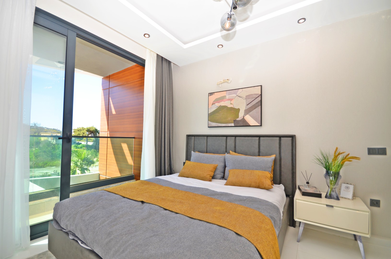 Fully Furnished 2+1 Garden Duplex with Sea & Pool Views in Kargıcak Kavi Velux Residence