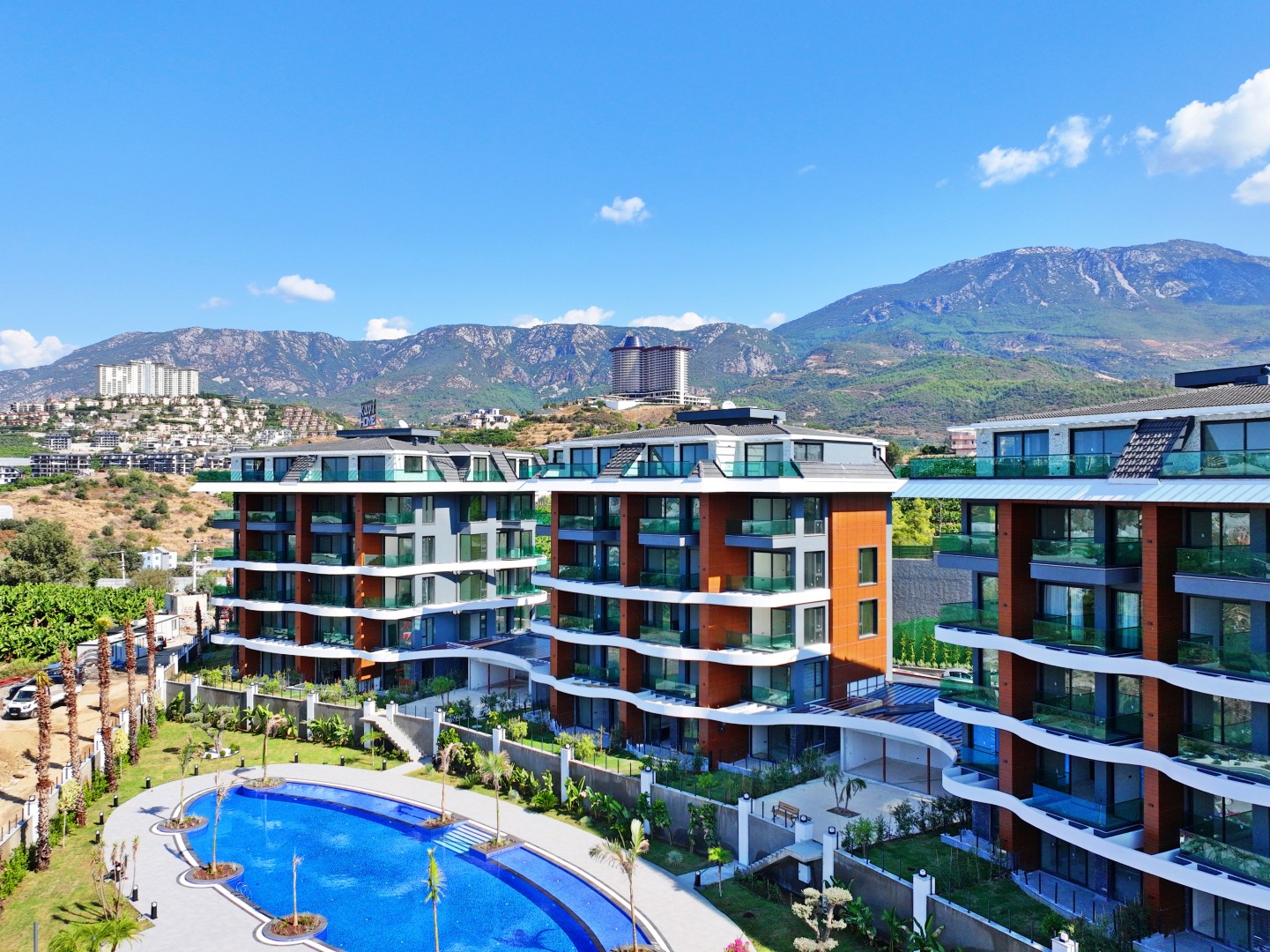 Fully Furnished 2+1 Garden Duplex with Sea & Pool Views in Kargıcak Kavi Velux Residence