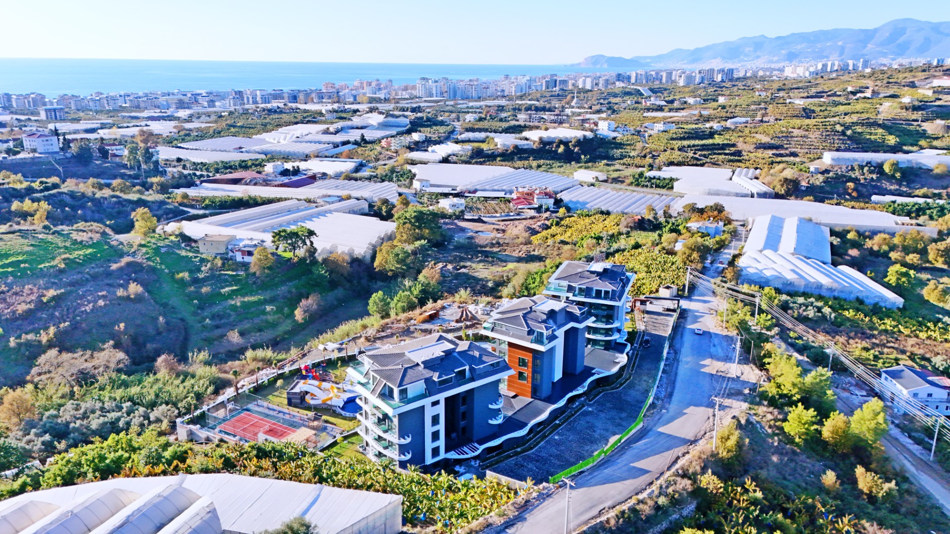 Fully Furnished 2+1 Garden Duplex with Sea & Pool Views in Kargıcak Kavi Velux Residence