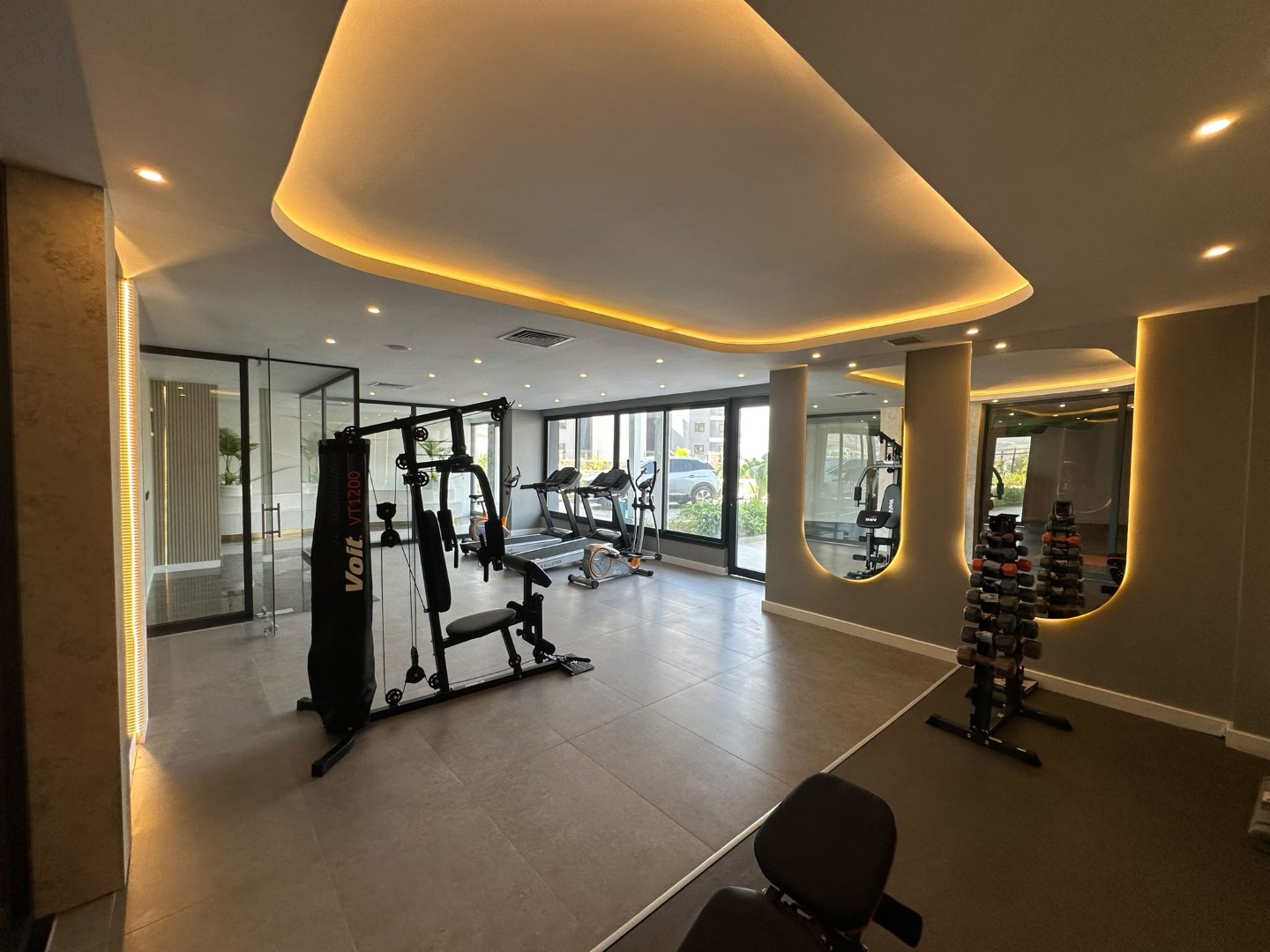 1+1 Wohnung mit Poolblick in Demirtaş Shine Residence | 850 m zum Meer