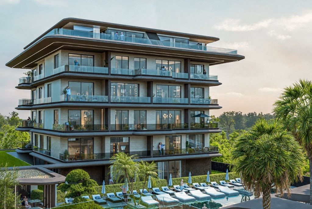 آپارتمان های جدید با منظره دریا در کیستل ، آلانیا