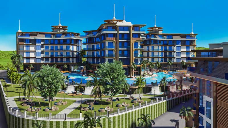 Premium jedinstveni stambeni kompleks u Kestelu, Alanya