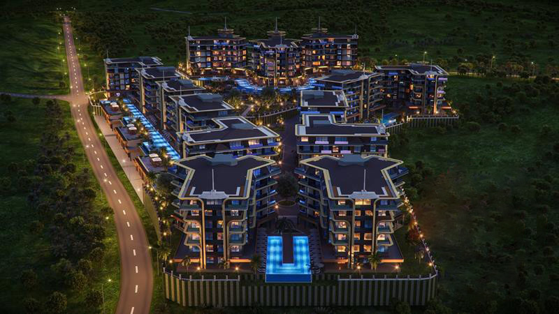 Premium jedinstveni stambeni kompleks u Kestelu, Alanya