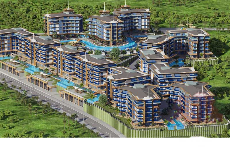 Premium jedinstveni stambeni kompleks u Kestelu, Alanya